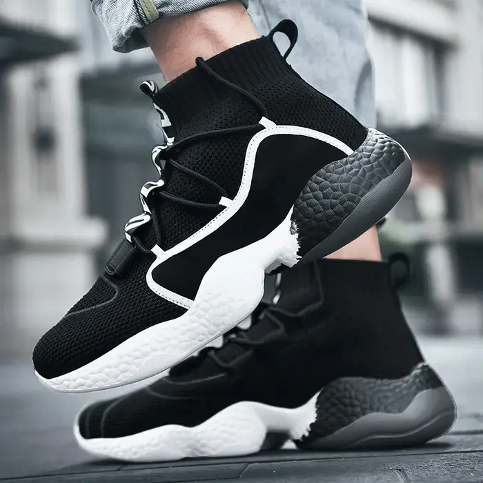 Chaussures de basket-ball respirantes pour hommes, chaussures de sport pour femmes, baskets d'entraînement athlétiques, chaussures de basket-ball pour hommes 47, Zapatos De Mujer Tendencia 48