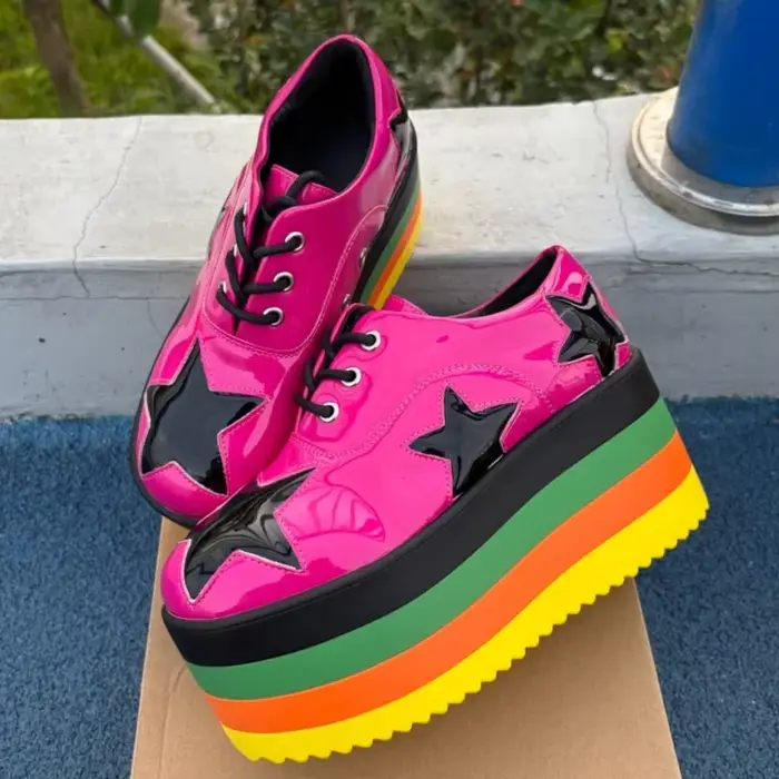 Star Rainbow Baskets décontractées pour femme