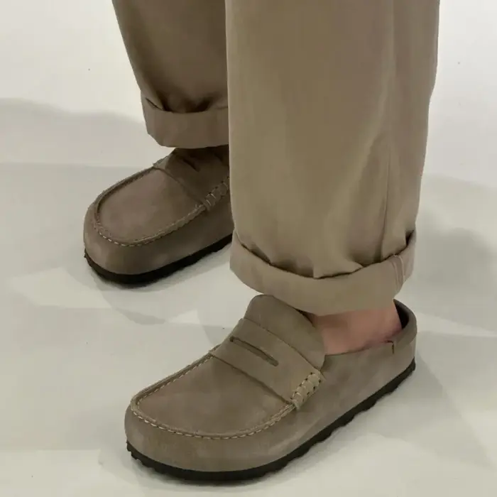 Nouvelles chaussures rétro pour femmes, mules exquises à bout rond, chaussures décontractées Baotou 