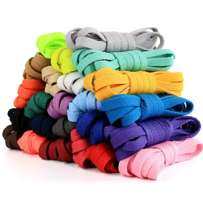 1 paire 36 couleurs lacets plats
