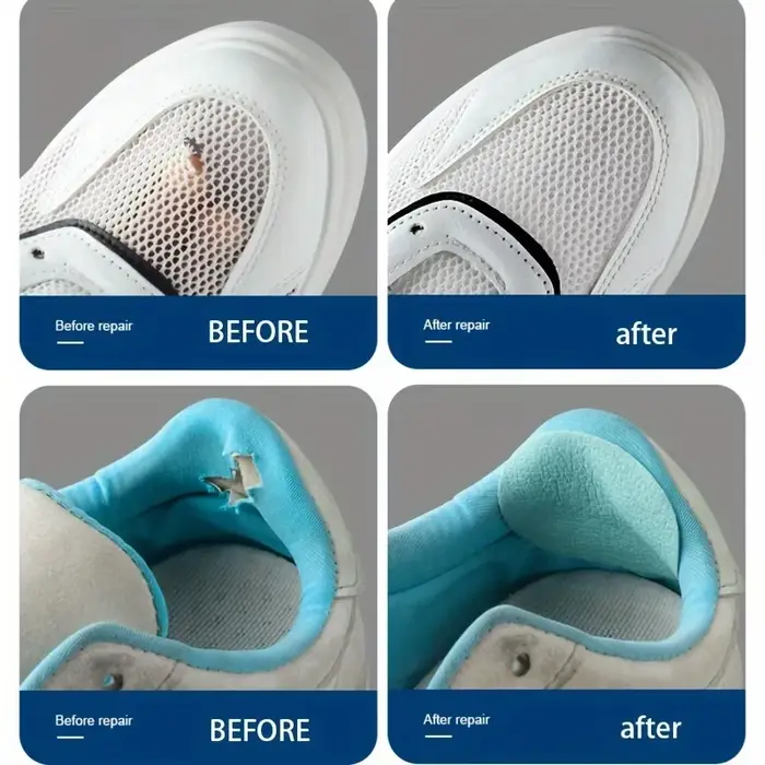 6 patchs de réparation pour chaussures de sport