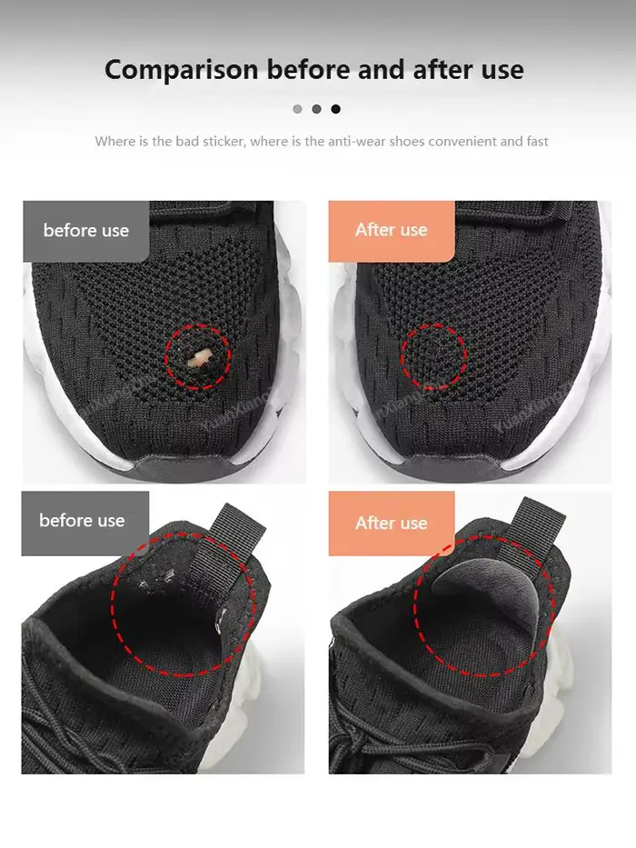 Chaussures de sport patchs Vamp réparation semelles intérieures de chaussures Patch baskets talon pr