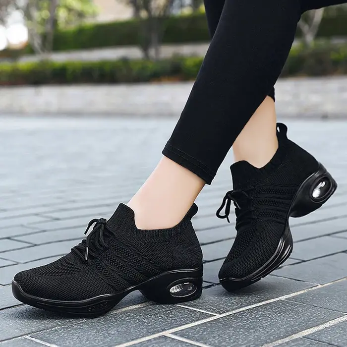 Chaussures de danse femmes moderne jazz maille chaussure
