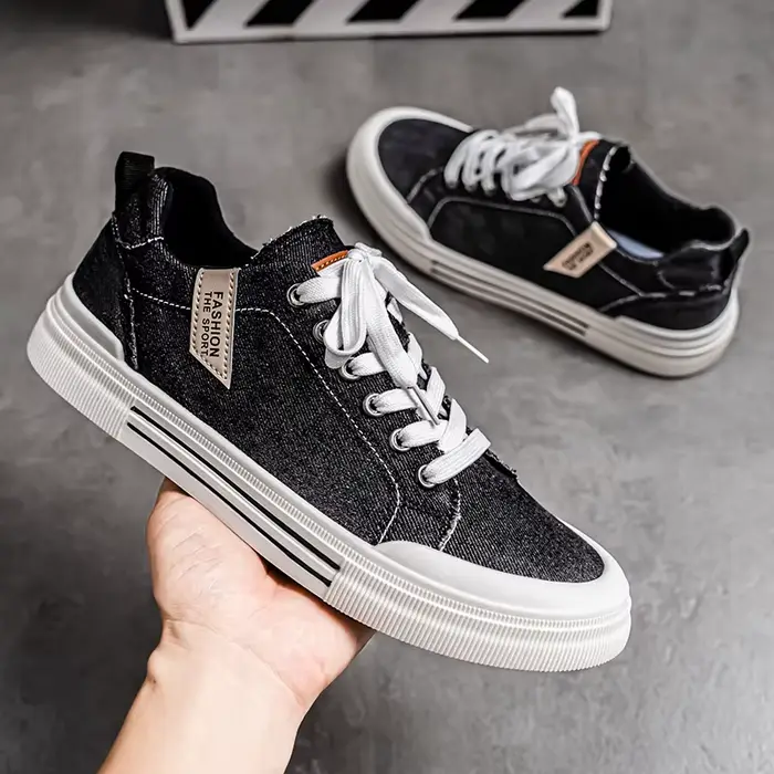 Chaussures en toile, chaussures de sport décontractées pour hommes