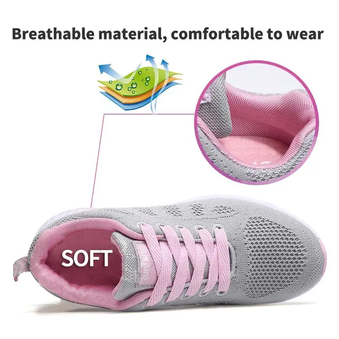 Femme chaussures de Tennis mode Tenis Feminino à lacets blanc