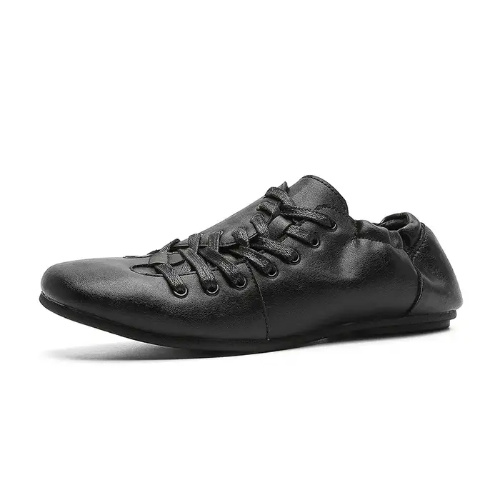 Chaussures à enfiler en cuir au Design français pour femmes