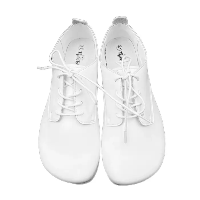 Tipsietoes 2025 printemps automne pieds nus en cuir véritable femmes Sneaker avec zéro goutte plat semelle souple plus large orteil boîte léger