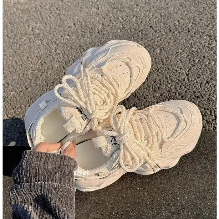 Chaussures Dad Shoes Femme Printemps/Été 2026 Nouvelle Collection Populaire à Semelle Épaisse Effet Gâteau