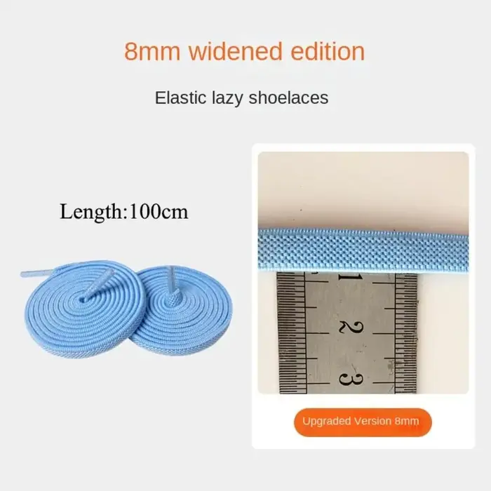Lacets élastiques durables sans nœuds pour chaussures de course