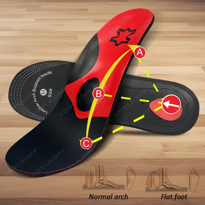 Semelles orthopédiques pour pieds plats et soutien de la voûte plantaire
