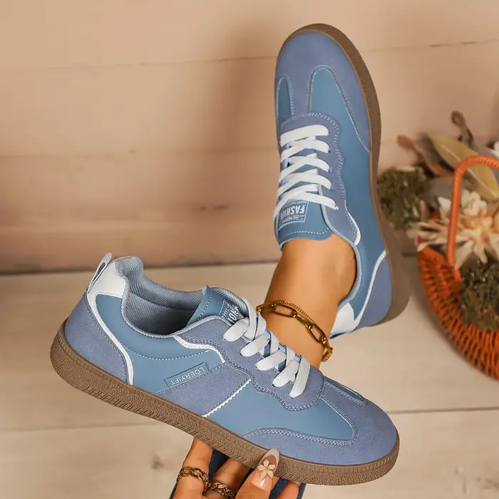 Chaussures de sport décontractées à lacets pour femmes