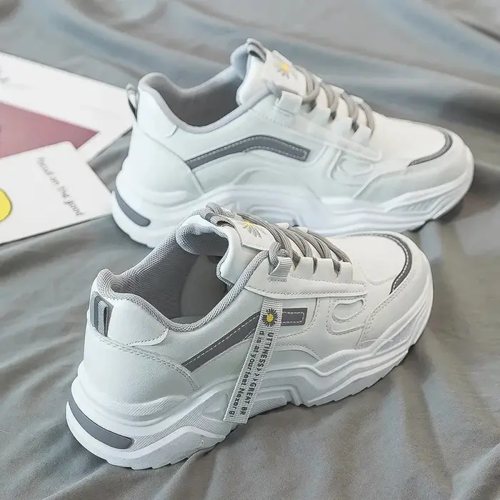 Nouvelles baskets tendance printemps 2024 pour femmes, chaussures décontractées polyvalentes à semel