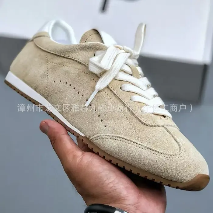 Chaussures de sport plates vintage Deqin originales à lacets, confortables, décontractées, tendance,
