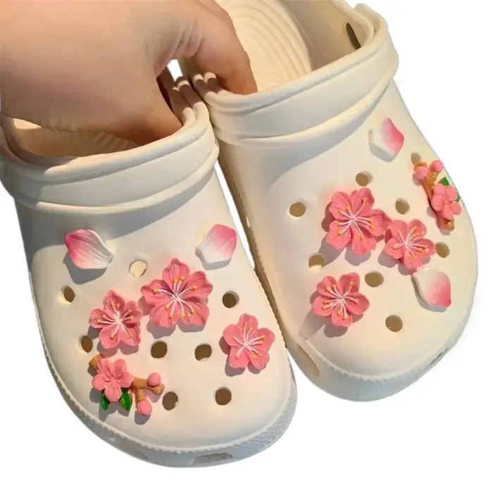 Ensemble de fleurs de cerisier 3D
