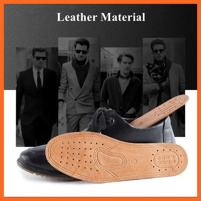 Semelle intérieure en cuir véritable pour chaussures, dépistolet ant confortable, l'offre elles inté