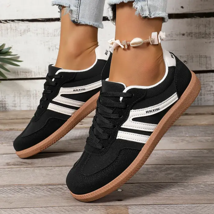 Baskets pour femmes 2025 – Nouveaux mocassins plats de luxe confortables à enfiler, baskets souples