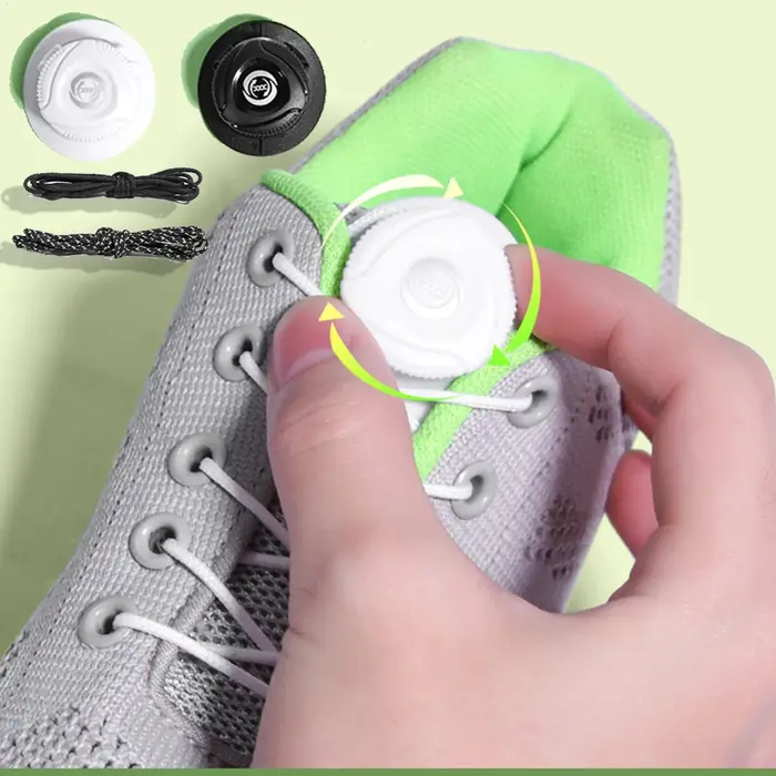 Lacets élastiques pivotants pour chaussures de sport