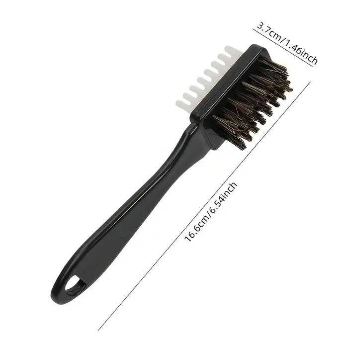 1 brosse de nettoyage pour chaussures en daim et cuir avec gomme