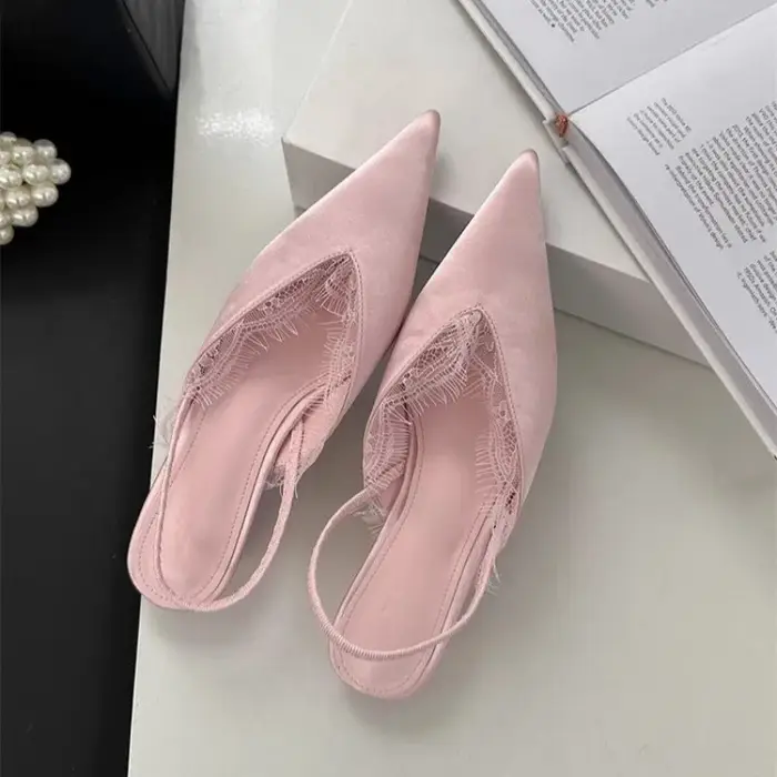 2025 offre spéciale chaussures femme bout fermé femmes sandales mode robe