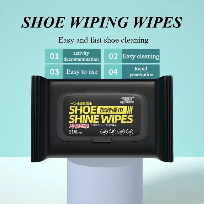 12-60 pièces chaussures jetables lingettes propres