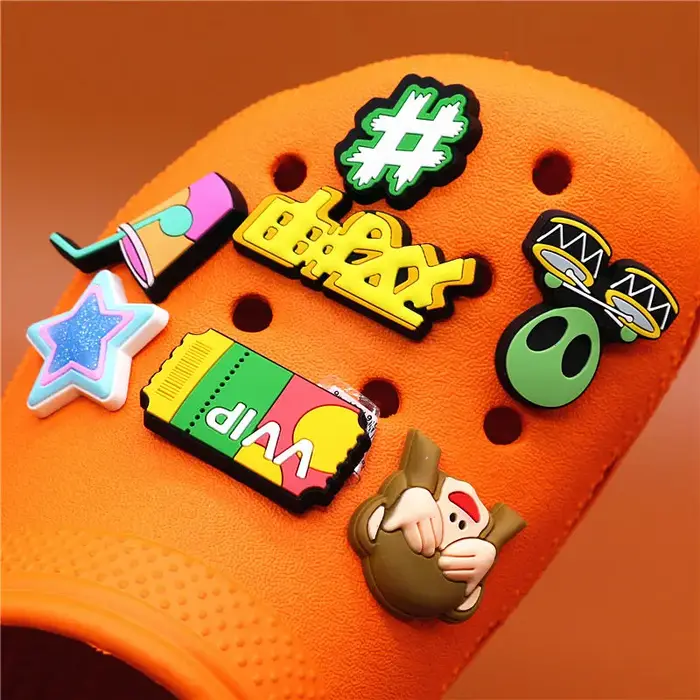 Étoile musicale de luxe pour chaussures, accessoires, singe, carte VVIP, Double rime, décorations à