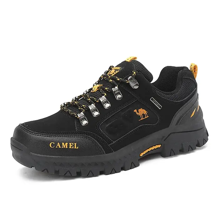 Chaussures de randonnée classiques noires pour hommes