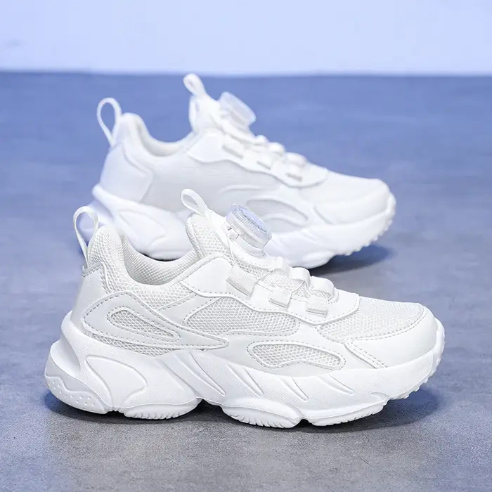 Baskets blanches pour filles