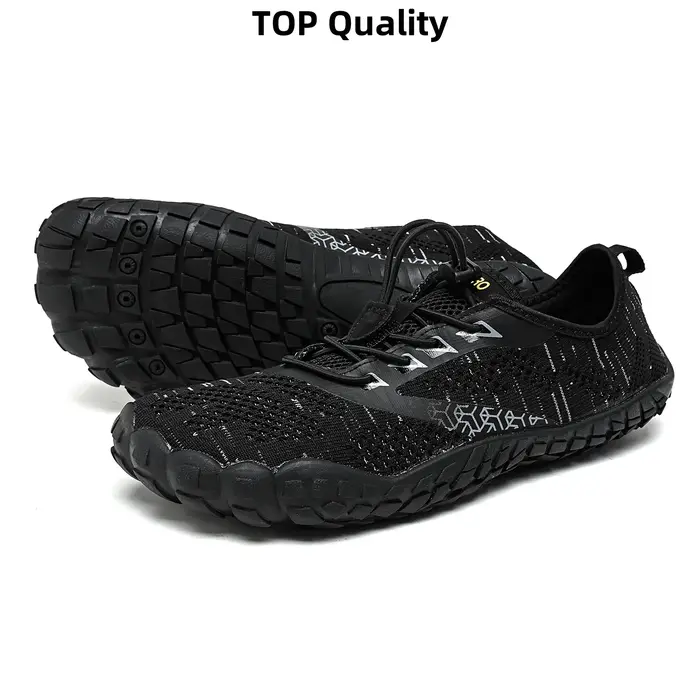Chaussures à bout large zéro pieds nus pour hommes