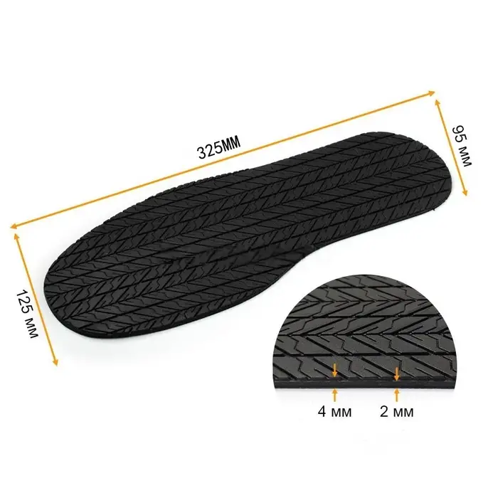 1 paire de semelles complètes de protection pour réparation de baskets