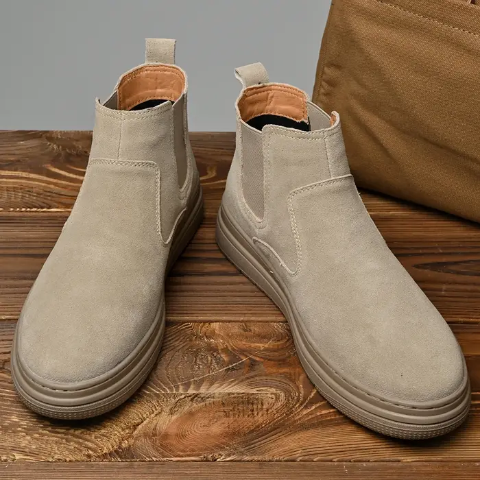 Marque italienne automne hiver hommes chaussures hautes conférence