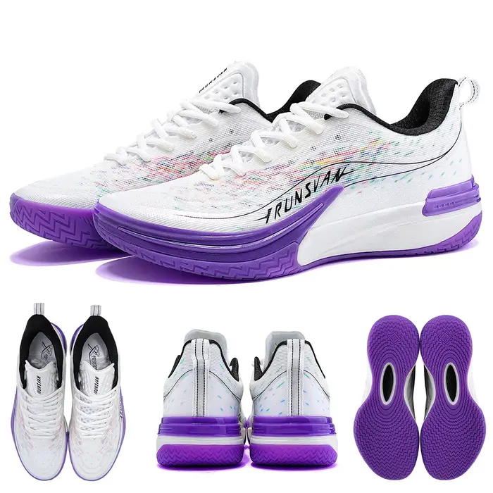 Chaussures de basketball IRUNSVAN Ray 1.0 PRO avec plaque en fibre de carbone, amorti respirant et rebond, pour hommes et femmes 123