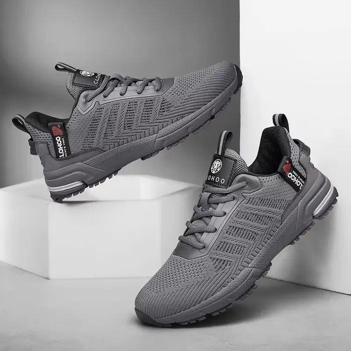 CLOHOO maille améliorée fond épais mousse chaussures de ville vêtements respirants résistant