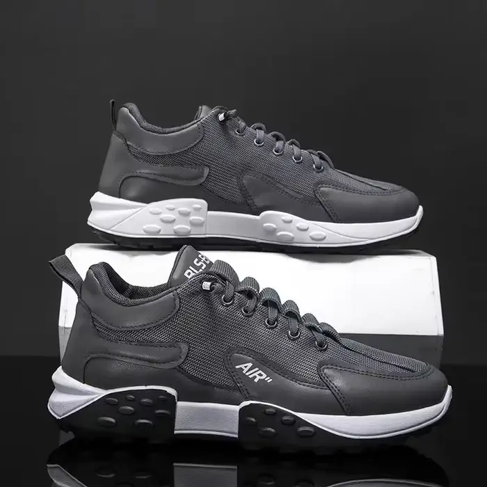 Semelle épaisse hommes baskets mode homme chaussure polyvalente vulcanisée