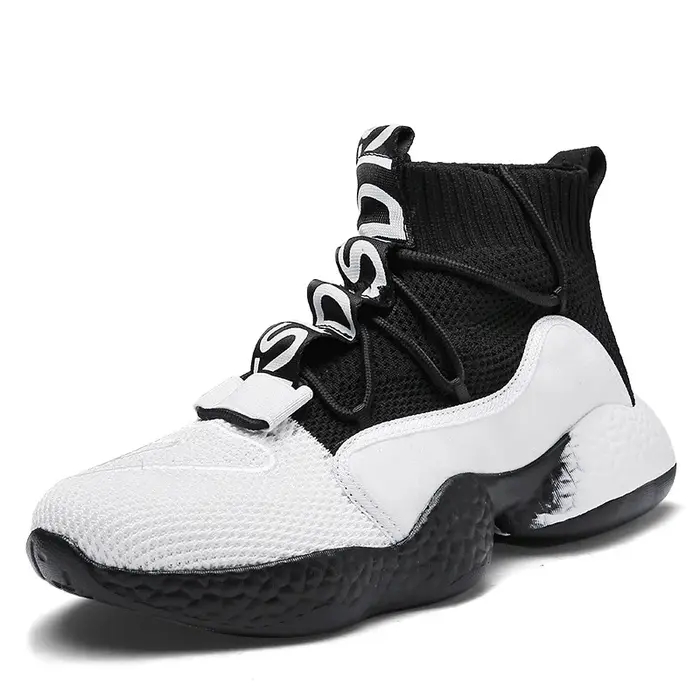 Chaussures de basket-ball respirantes pour hommes, chaussures de sport pour femmes, baskets d'entraî