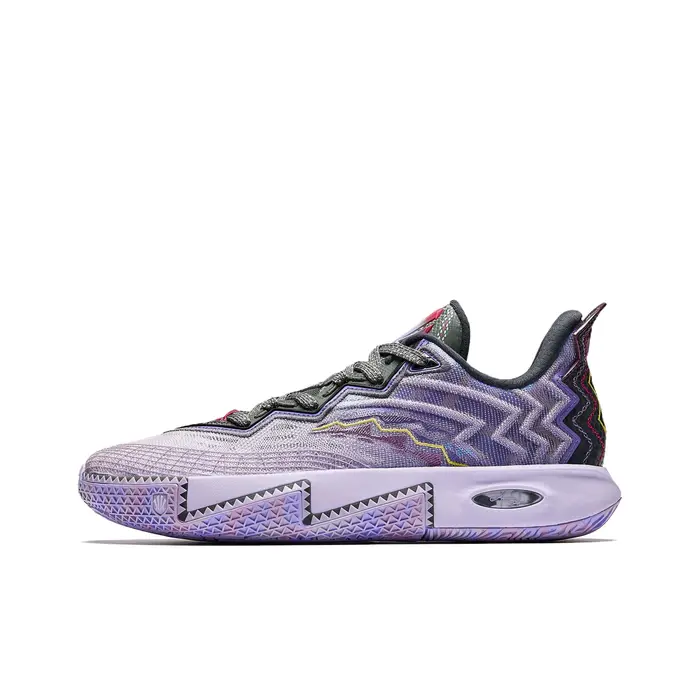 Anta KAI 2 Textile, Chaussures de basketball basses en cuir synthétique avec plaque de carbone au mi