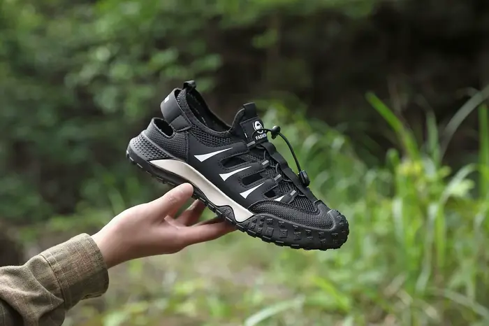 Chaussures de randonnée décontractées pour hommes, respirantes, tendance, bottes de travail, dessus 