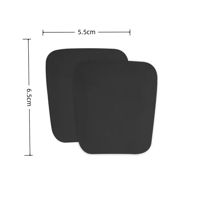 2 paires de coussinets de langue en cuir de taille uniforme – Semelles intérieures antidérapantes et confortables
