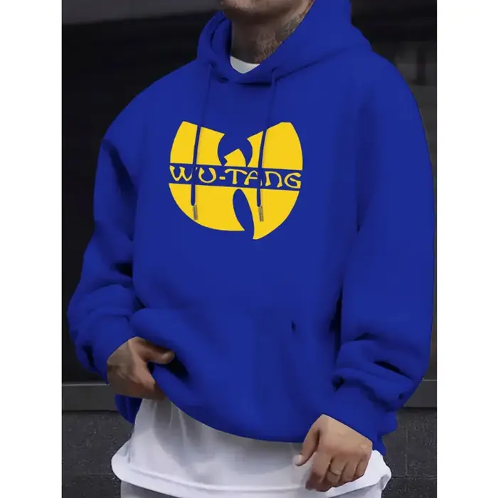 Sweat-shirt à capuche avec logo Wu-Tang imprimé