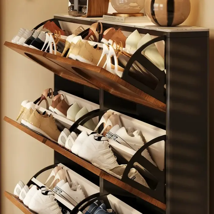Meuble à chaussures vintage pour entrée et couloir