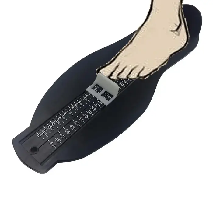 Outil de mesure du pied, jauge pour pointures EU 18-47, yards UK 2-12, dispositifs de mesure de la taille des chaussures, aide à la mesure des chaussures pour adultes, règle de mesure de la taille