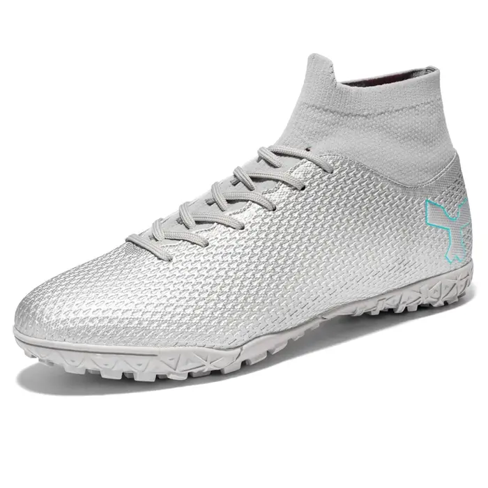 Chaussures de football professionnelles à haut rinçage pour hommes, chaussures de football en salle, chaussures de football en plein air pour hommes
