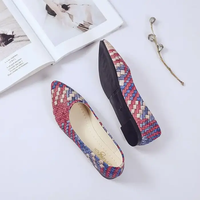 Chaussures pour femme 2025 bleu bout pointu femmes