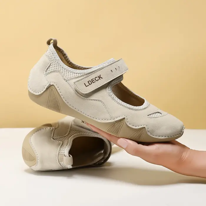 Baskets plates décontractées en cuir pour femmes