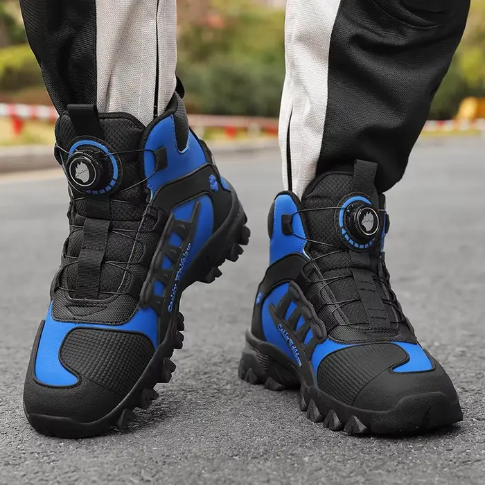 Chaussures de moto résistantes à l'usure, bottes tactiques de Motocross pour hommes, respirantes, An
