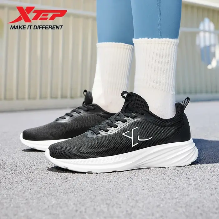 Xtep chaussures de course pour femmes 2025 été nouveau respirant maille léger décontracté absorbant les chocs durabilité baskets 875418110054