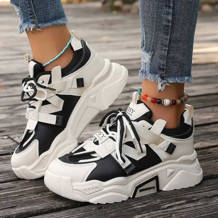 Femmes baskets printemps tendance chaussures de mode décontractées