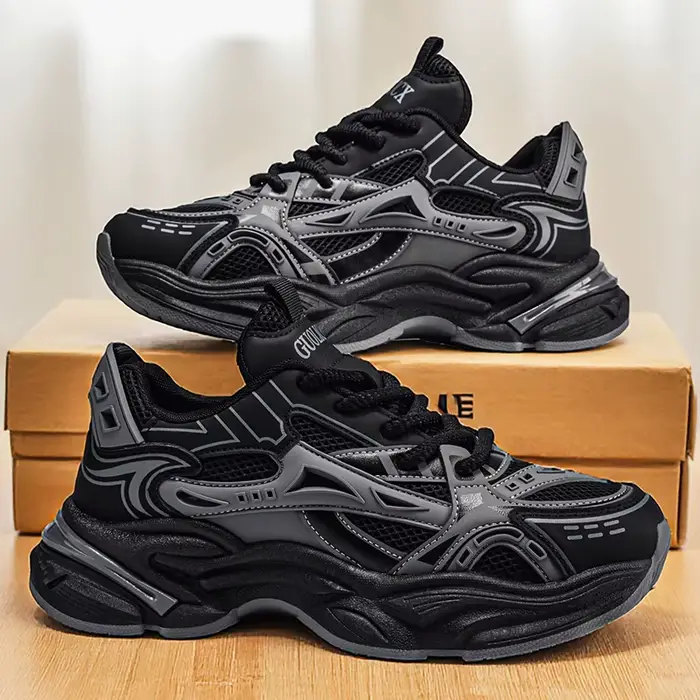 Baskets décontractées pour hommes, mocassins résistants à l'usure, antidérapants, chaussures de spor