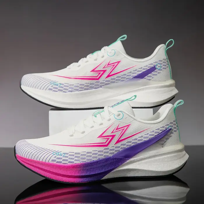 Chaussures de course Marathon pour hommes, spécialisées dans le sport, respirantes, légères, avec pl
