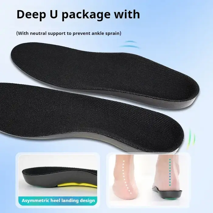 Semelles intérieures de sport absorbant les chocs