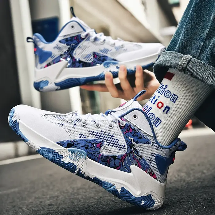 Chaussures de basket-ball légères, chaussures de sport, baskets d'automne et d'hiver pour femmes, unisexes, respirantes, athlétiques, de haute qualité, pour l'extérieur